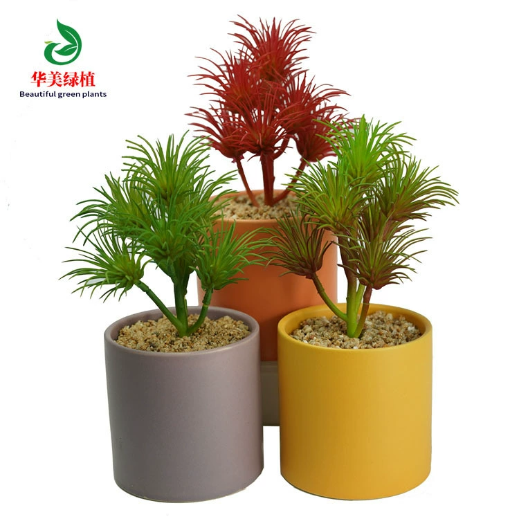 Симулятор суккуленты 7 головок растений мини-бархат пластиковые мягкие комбинированные горшечные украшения