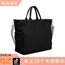 灯芯绒手提包女日韩风托特包百搭休闲学生上课单肩包纯色斜挎包