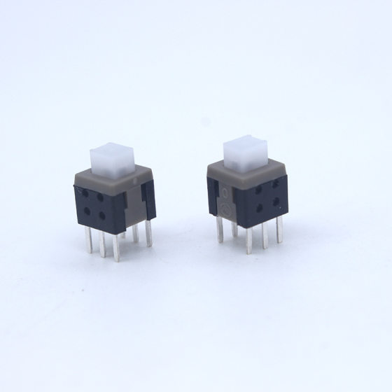 Factory Pin 5.8*5.8 self-locking button switch flat head high head double row single row 5.8*5.8 self-locking switch