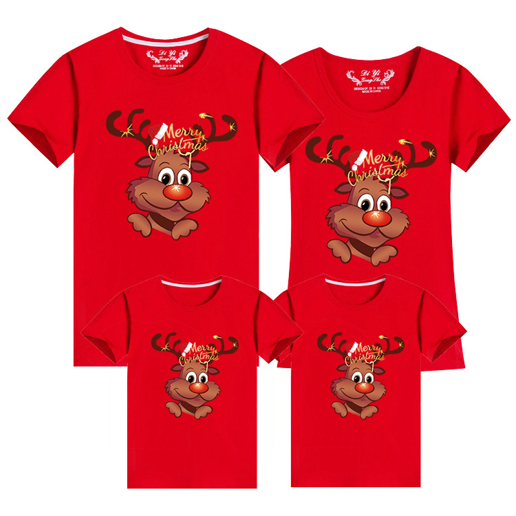 2026 New Family Portrait Photography Set - Matching Short-Sleeve T-Shirts for Families of Three or Four