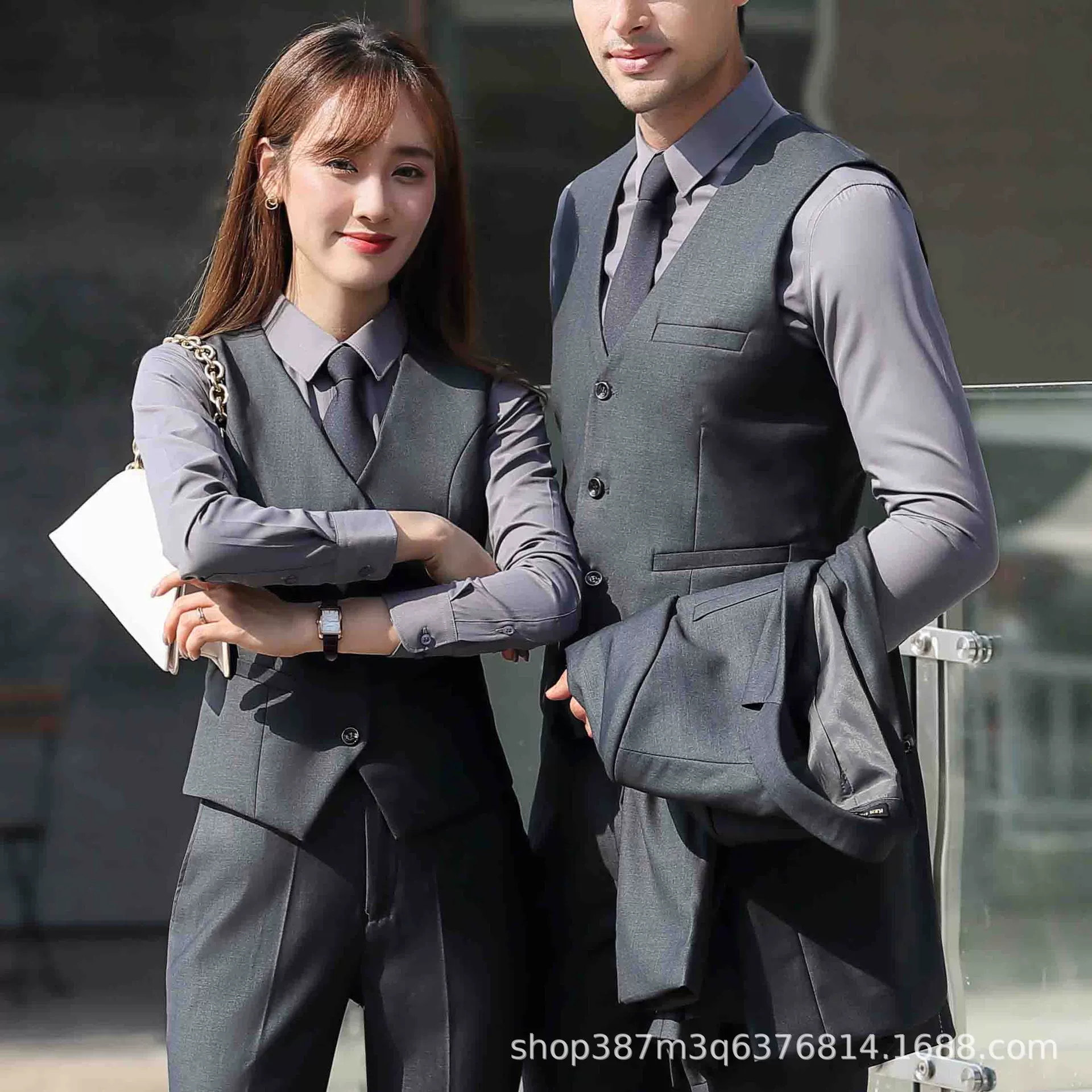 Профессиональный костюм костюм женский весенний и осенний интервью