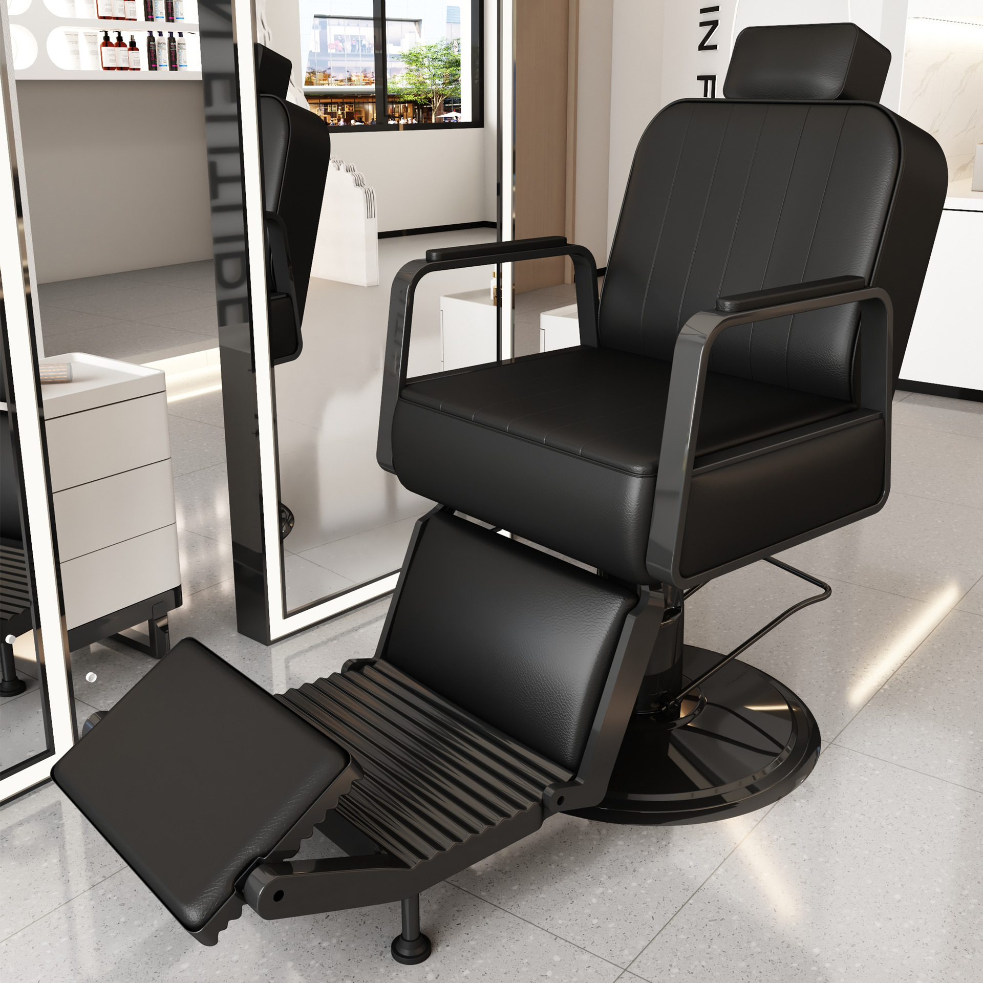 Silla de barbería de hombre retro silla de barbería silla de afeitado especial para caer silla de afeitado silla de pecado image 15