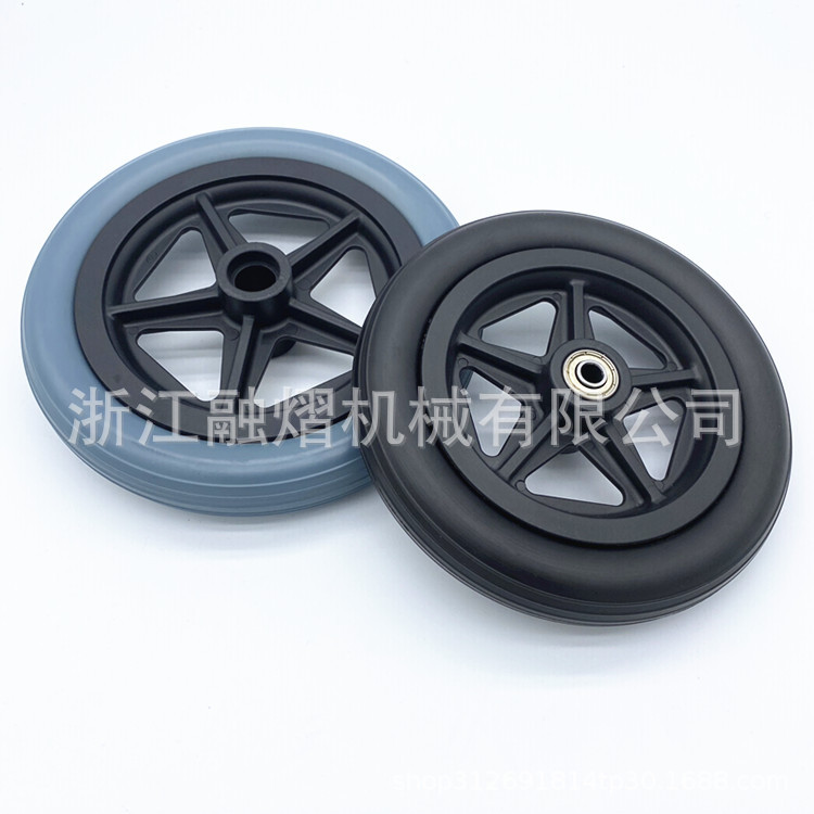 多种颜色可选8英寸200mm助步器轮电动轮椅前后轮椅配件