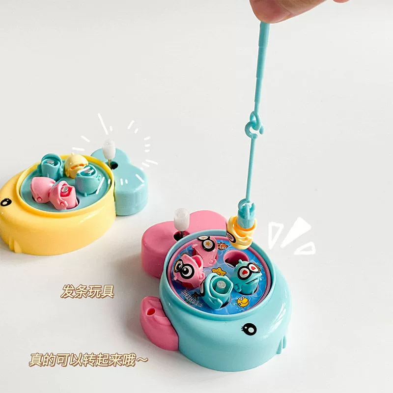 Игровая консоль для родителей и детей, заводная рыбалка, подарок, обучающая маленькая игрушка, украшение, декомпрессия, милое, для взрослых, мини, для детей