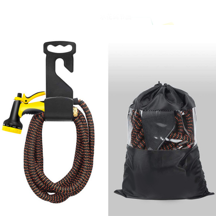 家用花园伸缩乳胶软管汽车洗车浇花水枪工具套装3倍伸缩水管批发