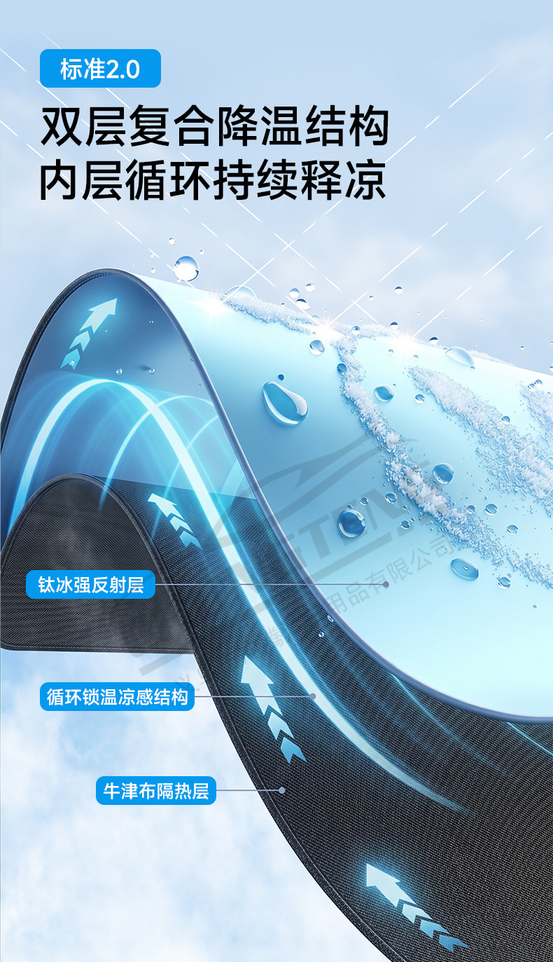 Titanium Ice Car Sunshade Summer Sun Protection Heat Insulation Sunshade Oxford Cloth Thickened Sunshade Curtain for Car Interior Front Sunshade