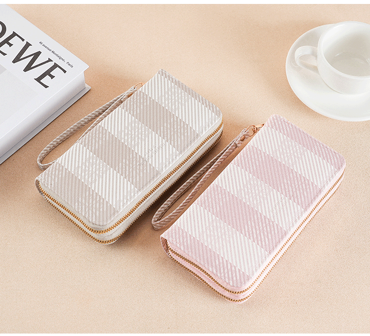 Women's Plaid Pu Leather Zipper Wallets display picture 3