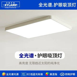 全光谱吸顶灯客厅灯2025新款个性护眼灯北欧家用简约现代卧室房间