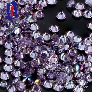 Source factory domestic color plating process Moissanite bare stone color small stone 0.8MM-3.0MM in stock wholesale