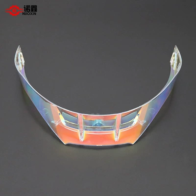 Adapted to AGV pista locomotive helmet tail wing motorcycle helmet modification big tail rear air duct deflector spoiler (Dəbilqə (Kaska) aksesuarları) - pista-rear-wing-aurora-red-with-screws