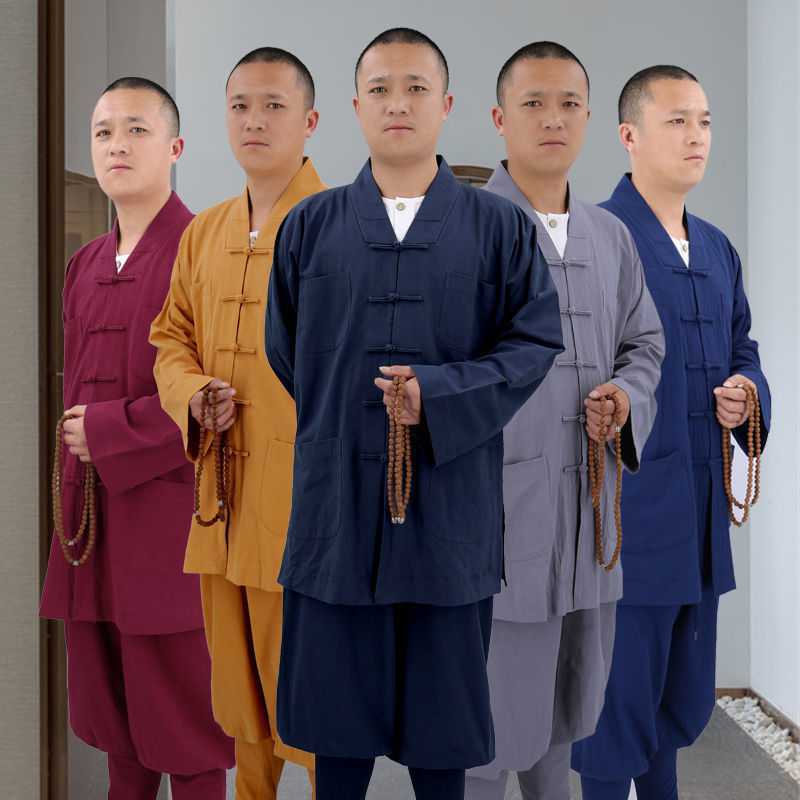 summer Sengfu Thin section Cotton and hemp Duangua Robes meditation Monk clothes A monk Rohan gown Xiaogua Nun Sengyi