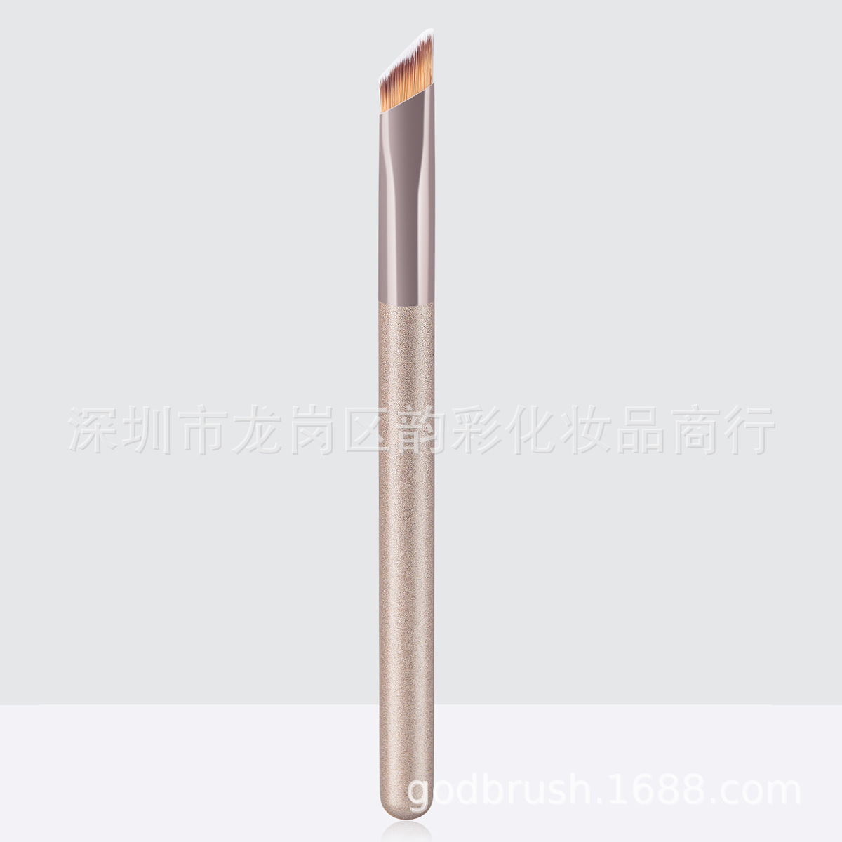 Cepillo de cejas salvaje único Cepillo de cejas de cuatro esquinas cepillo de cejas niebla cepillo de maquillaje de cejas de tres colores ventas directas de fábrica transfronterizas