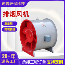 HTF消防排烟风机商用大功率排烟风机耐高温地下车库HTF排烟风机