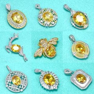 s925�y�������� 8*10�ʌ���ʯ�G����Ϟ�Ƕ�������y�diy���й��S