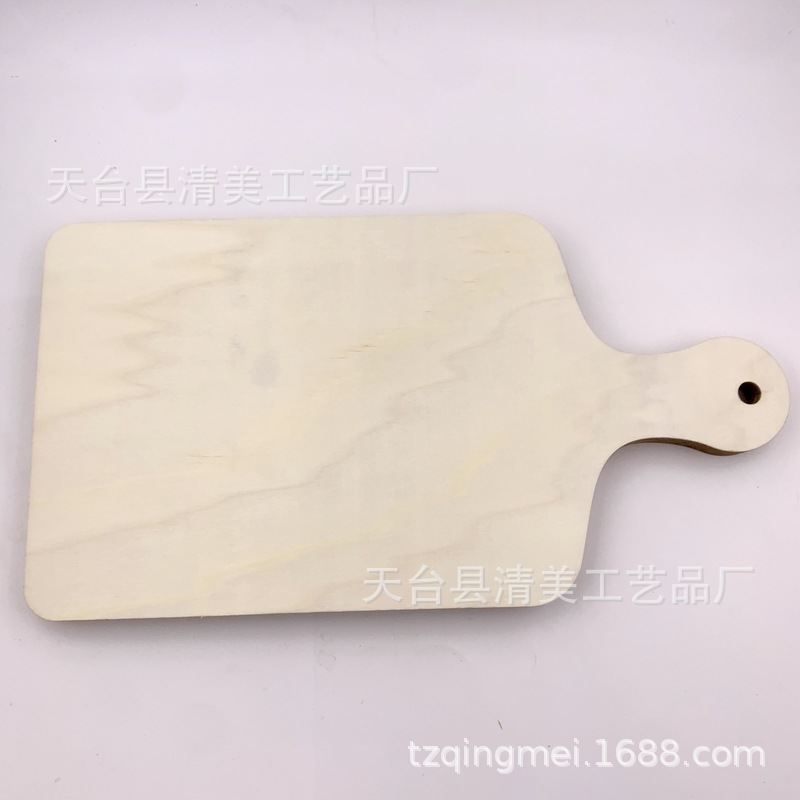 Tabla de cortar de troncos, hoja de madera, decoración de madera de bricolaje, nueva forma de tabla de cortar cuadrada/redonda, marca de madera 5 piezas en un paquete