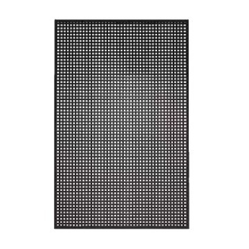 Wabi-Sabi Style Cross Grid Screen Office Stainless Steel Grille Living Room Entry Modern Simple Iron Partition