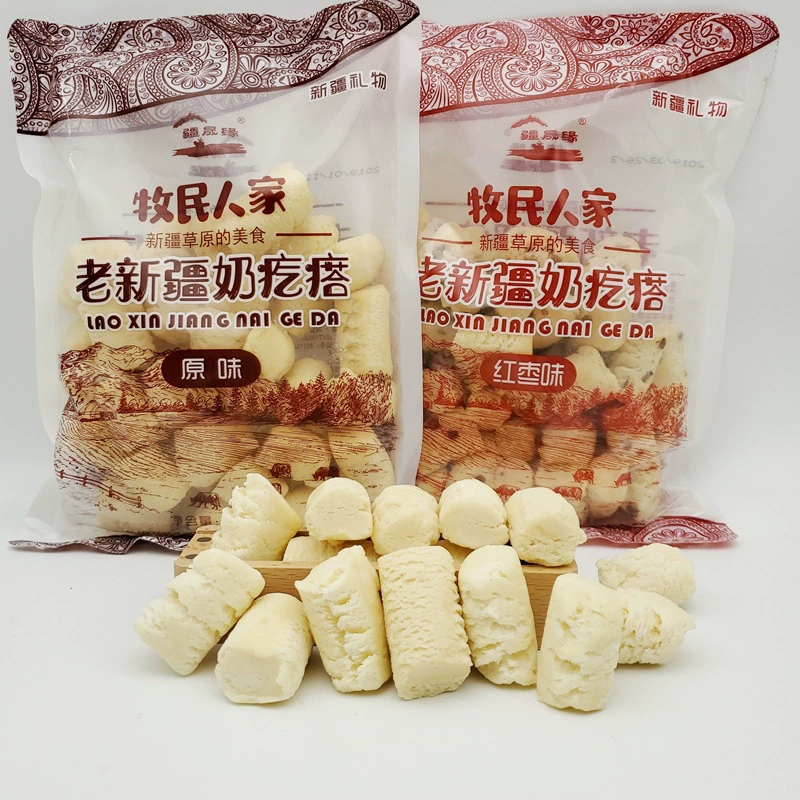 Старинное Xinjiang молоко хлопья 400 г/пакет оригинальный вкус красного финика, сухое молоко с сухим сыром, закуска