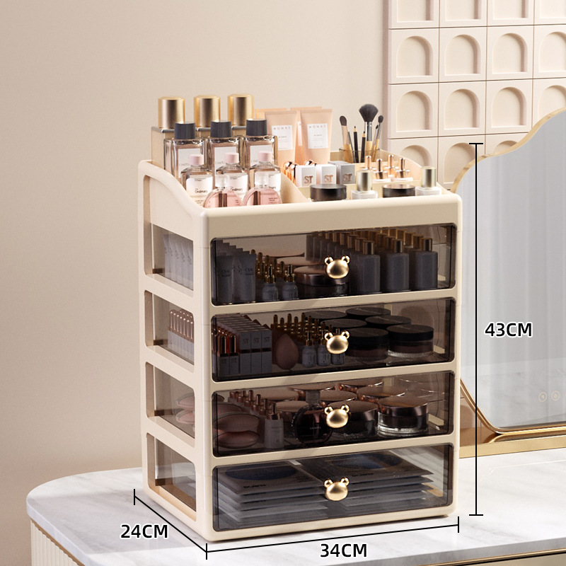 Crate 34 Wide Tea-Cream 4 Layers