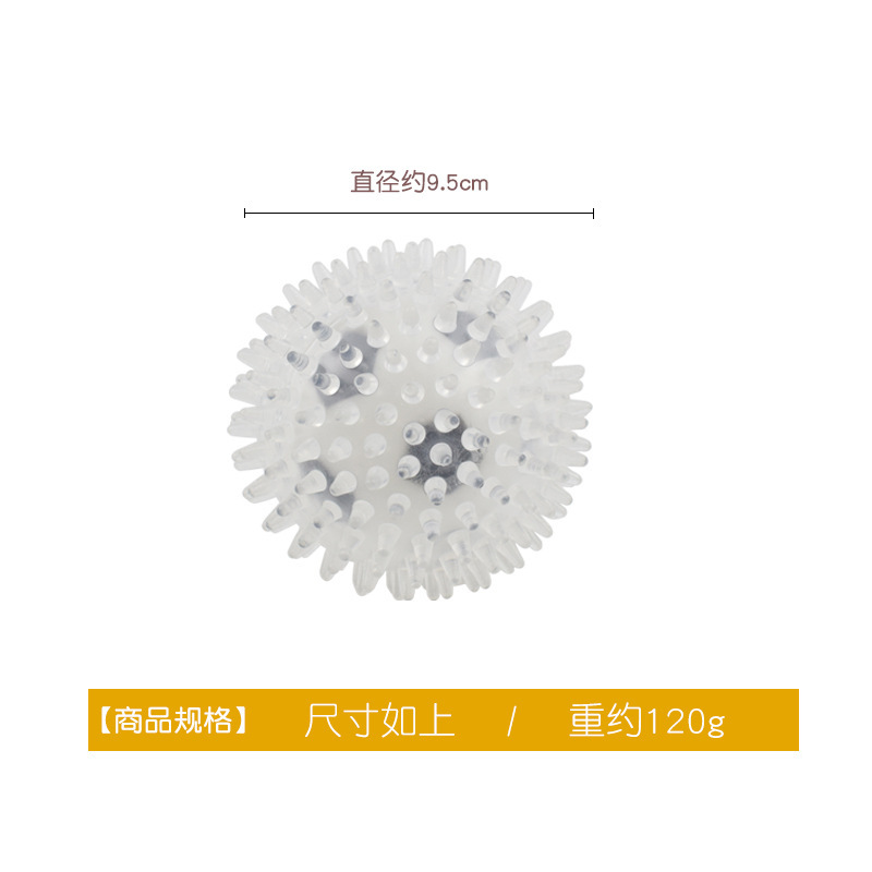 Nuevo juguete de sonido para perros TPR transfronterizo Thorn Ball vinilo béisbol fútbol mascota molares resistentes a los mordiscos juguete interactivo