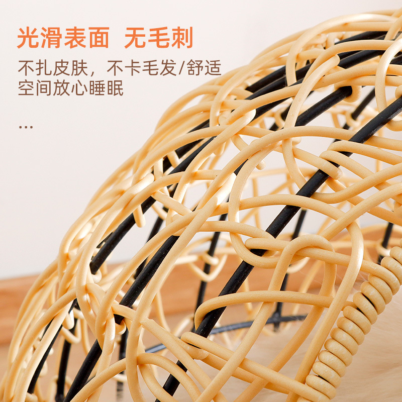 Colada para gatos personalizada transfronteriza Four Seasons Universal con logotipo, nido de gato para mascotas, nido tejido a mano, etiqueta gratuita