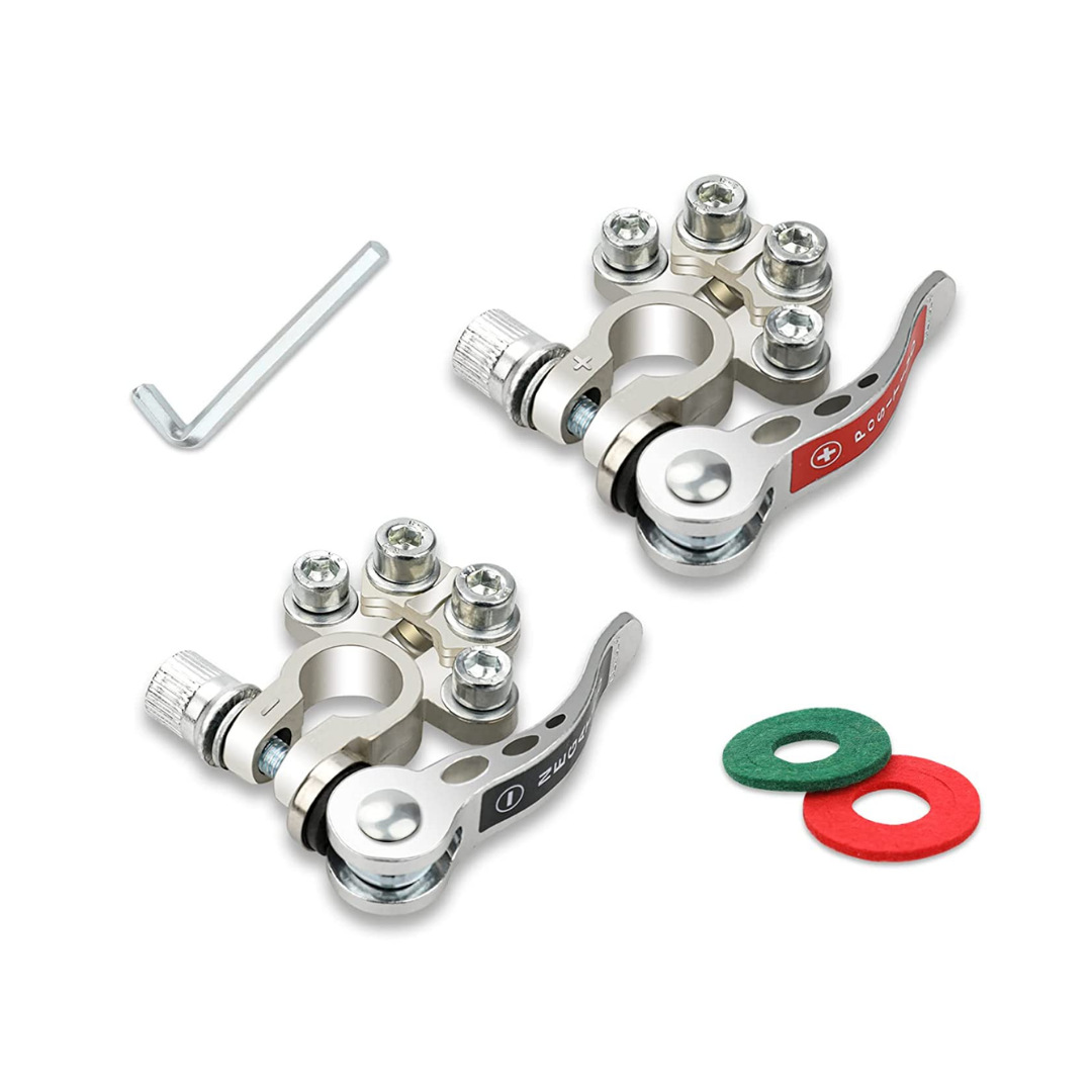 Quick Disassembly of Pure Copper Battery Clamping Head Battery Pile Head Terminal Thickened Clamping Head Pure Copper Battery Clamp