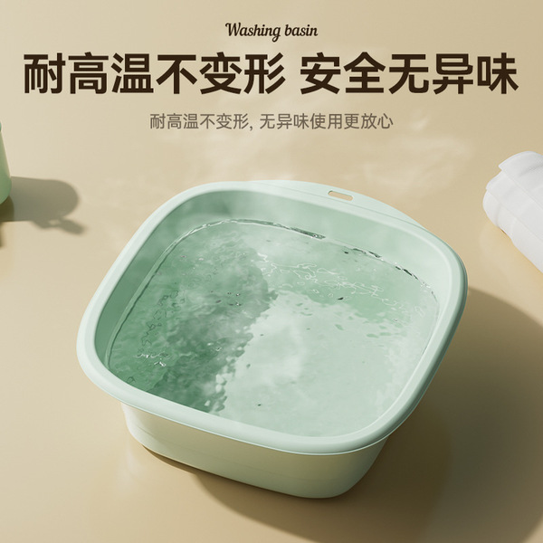 Foldable handheld children's small washbasin for traveling for…