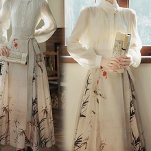 马面裙中国风轻奢高端女套装2023新中式可以穿着上班的汉服上衣