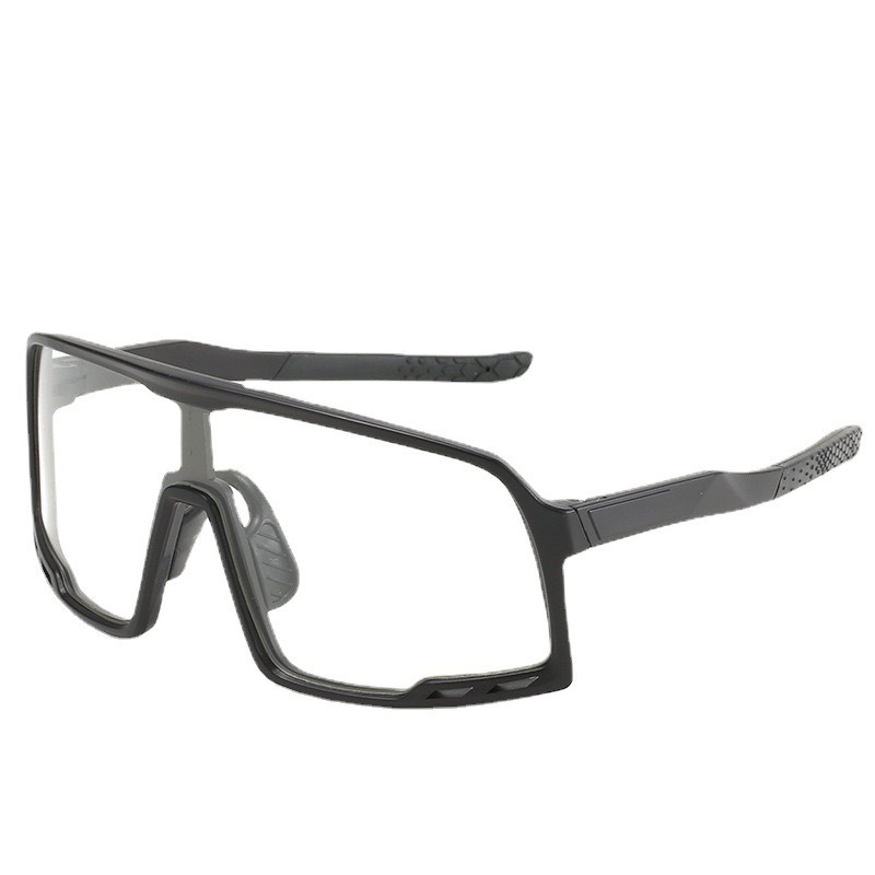 Gafas de ciclismo de moda transfronterizas, gafas deportivas de esquí al aire libre, gafas de sol de montura grande de una pieza, gafas de sol de mercurio reflectantes de colores
