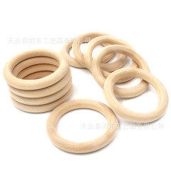 原木色の木の輪12mm ~ 150mm diyアクセサリーの木のリングのつり革の手袋のファスナーの木のリングの卸売りの現物