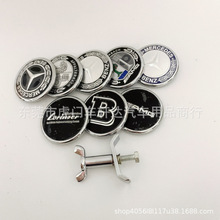 适用于奔驰苹果树机盖标麦穗车标B标立标改平标卧标躺标改装车标