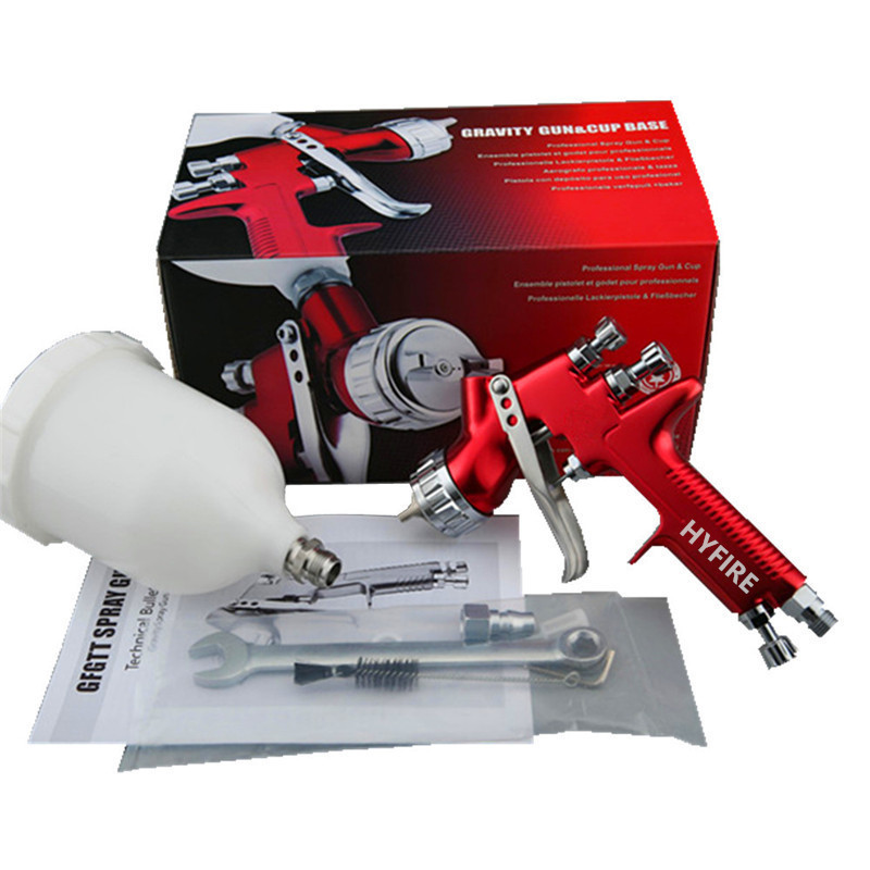 GFG 喷漆枪 1.3mm 喷枪 无气 喷枪 用于喷漆汽车 气动工具 气刷