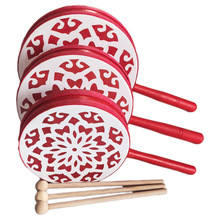 六一儿童喜庆演出服开门红打鼓中国风太平女儿鼓梦娃舞蹈表演手鼓