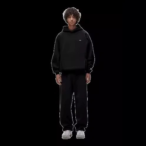 6Pm Cross-Border Foreign Trade Aliexpress Amazon Sweatshirt Hoodie Set Sweatpants Long-Sleeve Long Pants Embroidered Fleece-Lined