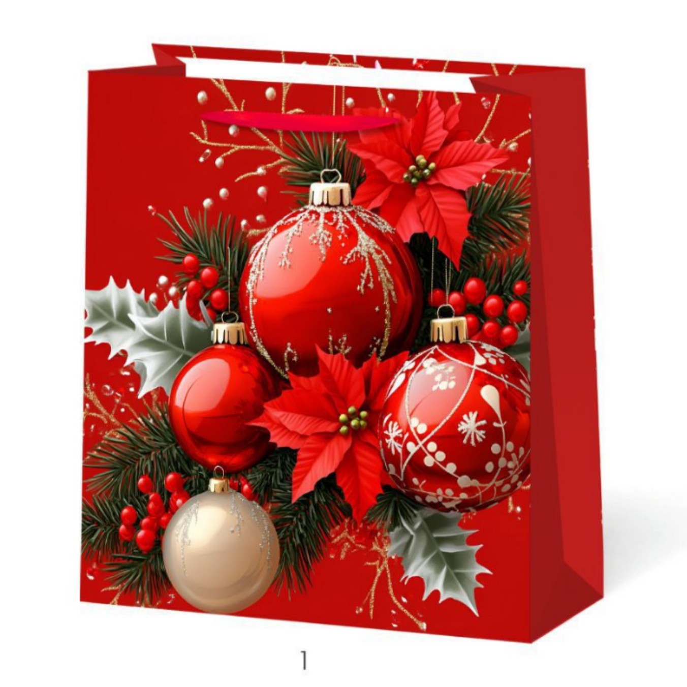 创意圣诞节礼品手提袋 圣诞糖果礼物伴手礼包装袋 圣诞产品购物袋