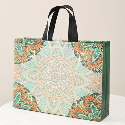 Non-woven bags can be printed with LOGO, three-dimensional handbags, gift bags, and color-printed laminated bags can be customized.