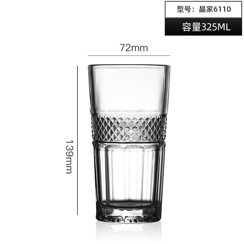 Inventario al por mayor creativo en relieve tazas clásicas tazas de bebida tazas de vino tazas de vino de bar de vidrio tazas de whisky