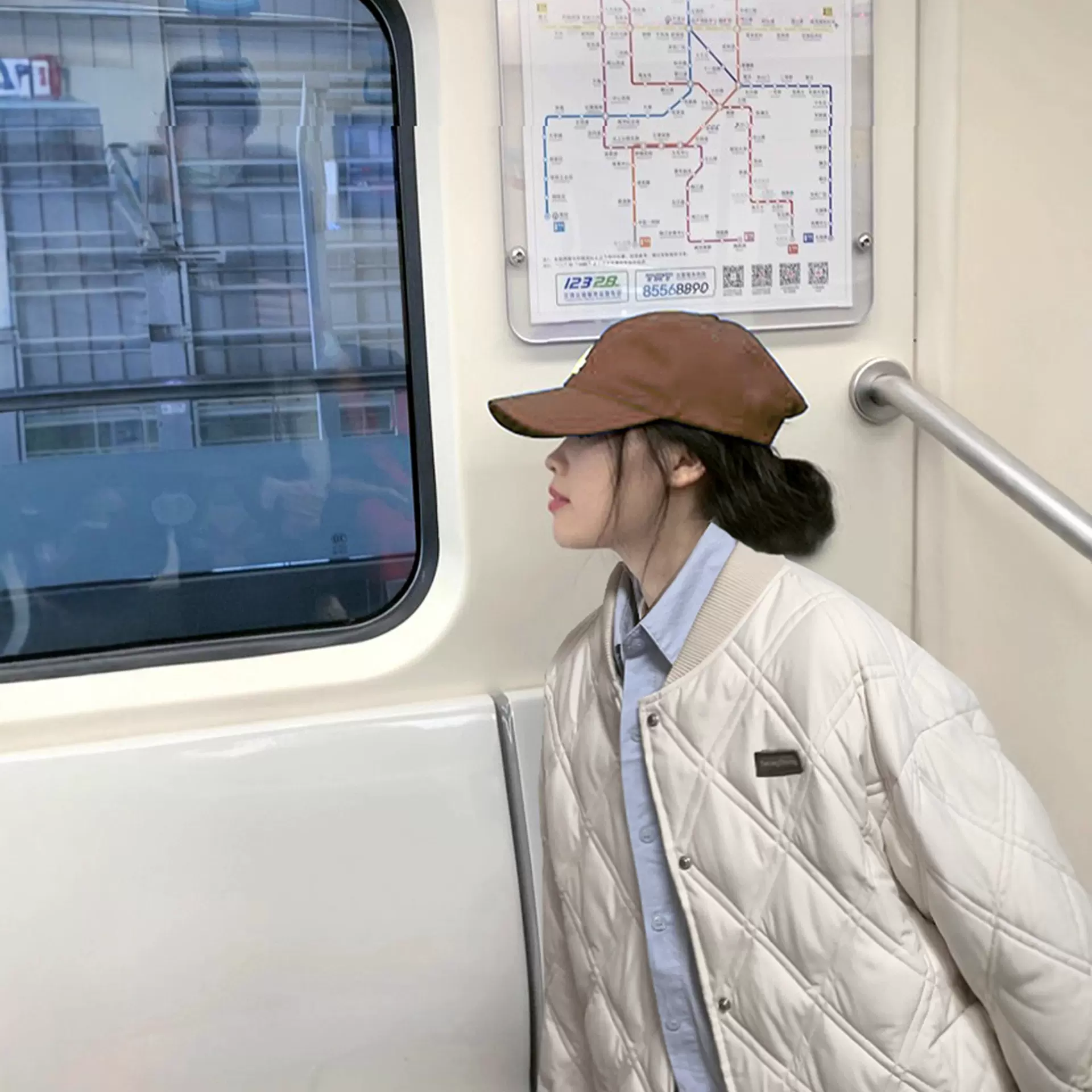2025年新款冬季羽绒棉衣女韩系加厚棉袄秋冬夹棉外套菱格棒球棉服