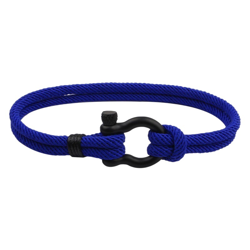 Nueva LÍNEA DE Milán de acero inoxidable negro pulsera de playa joyería simple rojo año de nacimiento pulsera pareja