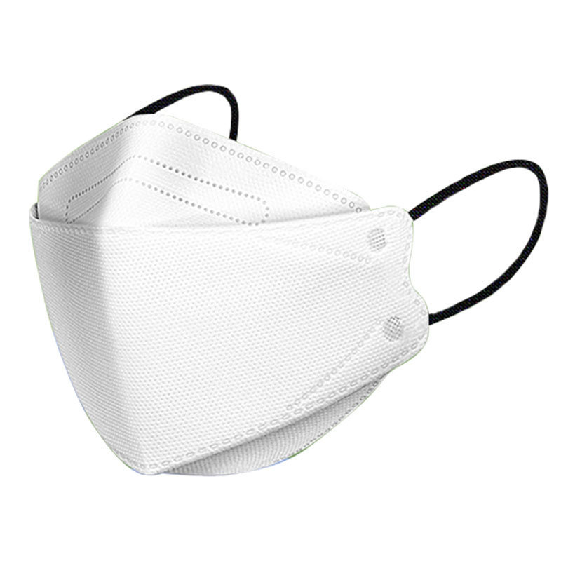 Kn95 máscara para adultos blancos transpirables de cuatro capas de protección de boca de pez kf94 3D máscara de protección de sauce