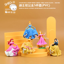 5款公主摆件模型 花仙子 白雪公主 灰姑娘微景观蛋糕烘焙装饰玩偶