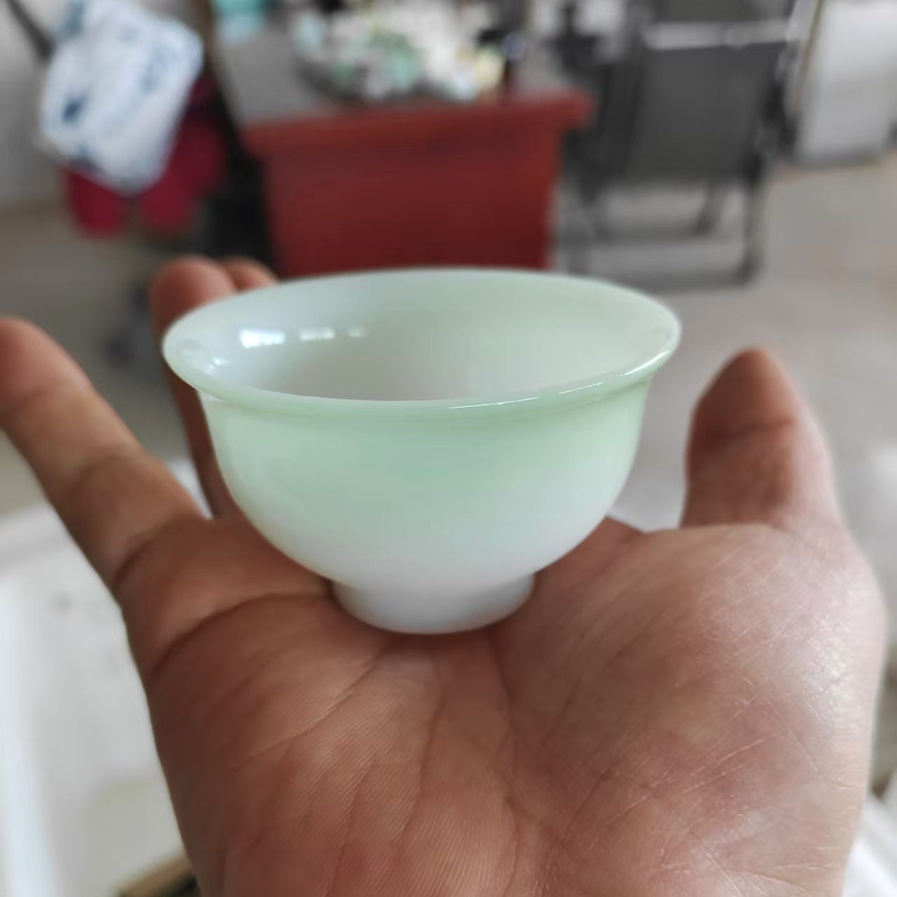 옥 에메랄드 그린 리버스 컵 50ml