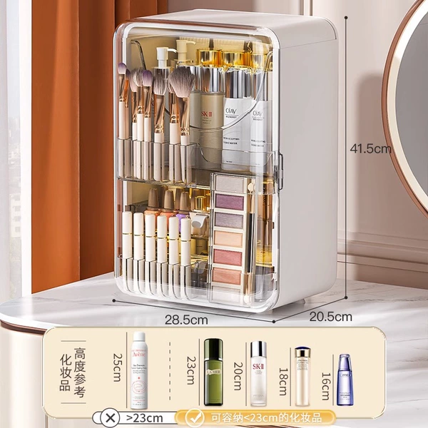 Makeup cabinet*single installation [Ultra -large capacity | magnetic opening and closing]