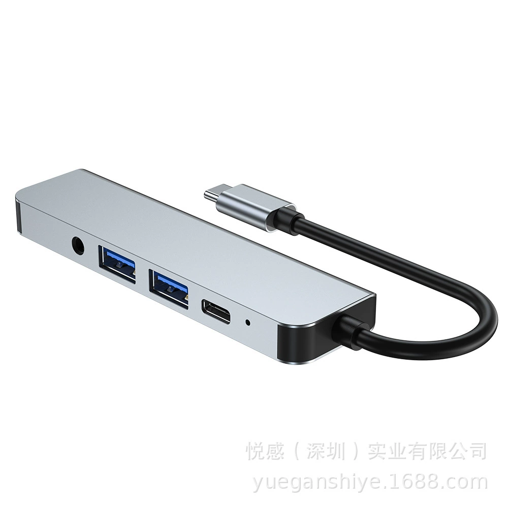 Кроссбордер USB3.0 tpye-C расширение дока Аудио-хаб подходит для Apple Huawei ноутбука расширенная док-станция