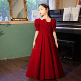 Детский наряд маленькой принцессы, платье девочки цветочницы, наряд для музыкальных выступлений, костюм, подарок на день рождения