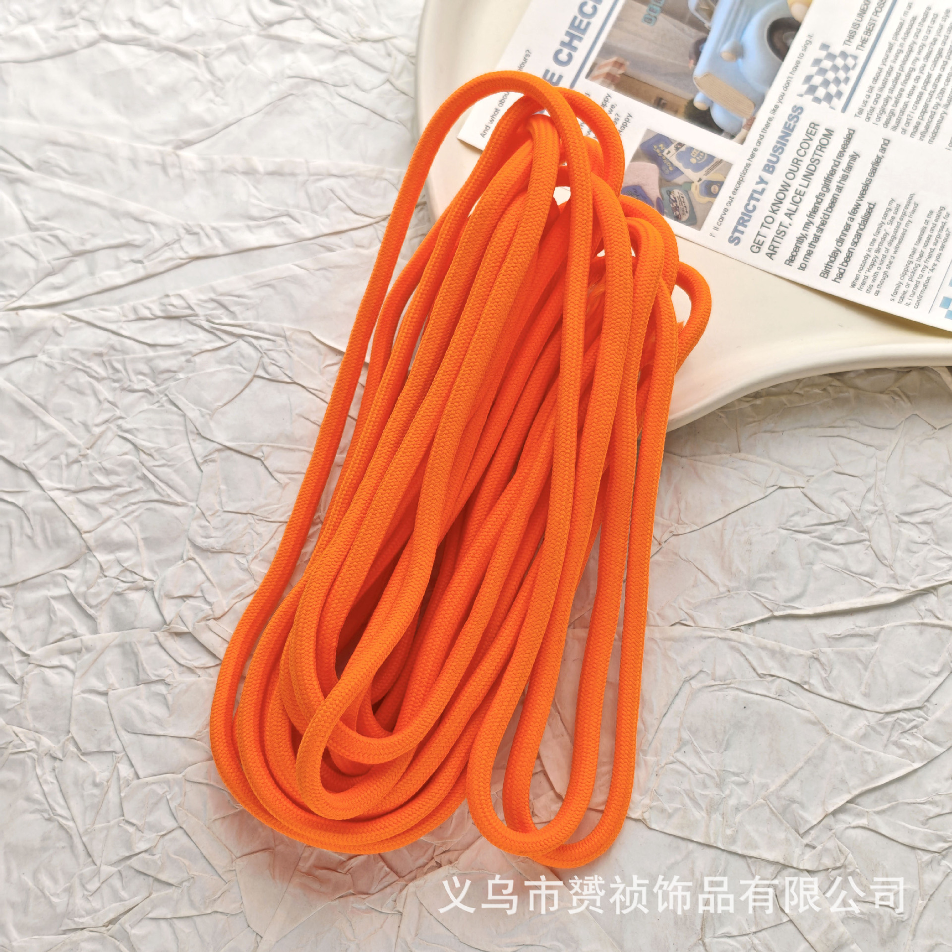 Cuerdas trenzadas de poliéster de color DIY accesorios accesorios de joyería hechos a mano cuerdas de cuentas de teléfono móvil llavero colgante paquete de material de cuerda