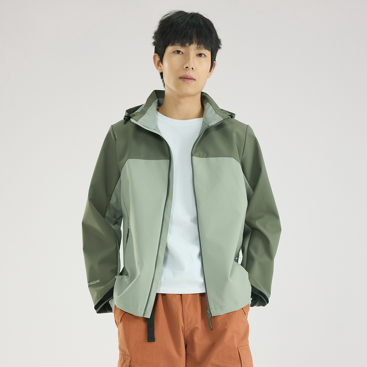 남성용 라이트 밀리터리 그린