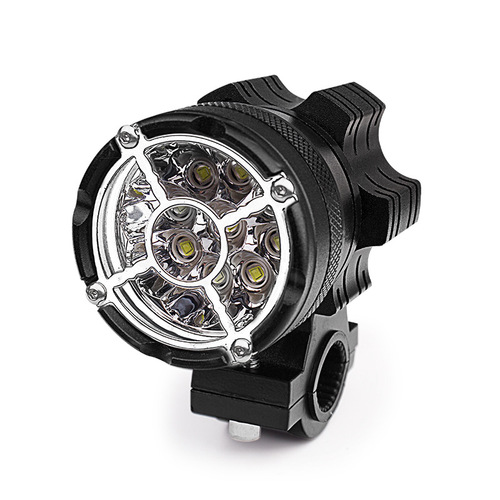 BSDDP wholesale motorcycle headlamp 9-bead barrel waterproof modified external 6-bead strong spotlight LED long-beam headlight