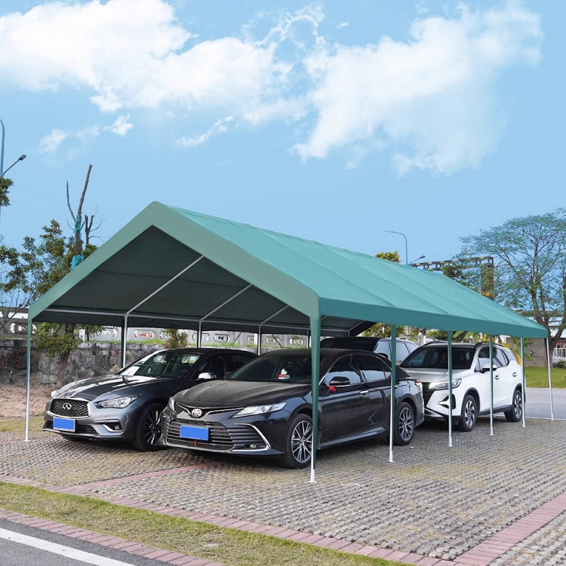 5Mx10M 스톨 어닝 짙은 녹색