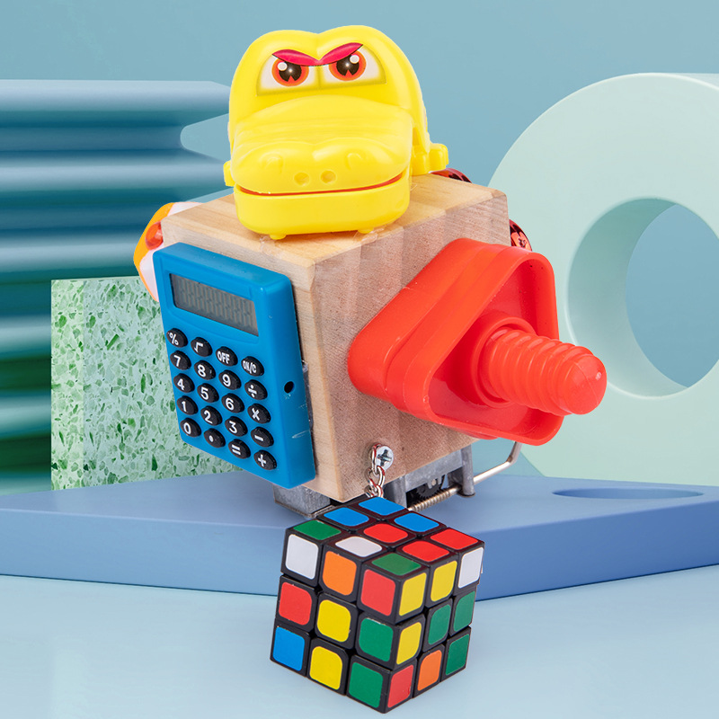 Multifuncional caja ocupada Montessori ocupado tablero música órgano desbloqueo juego educación temprana padre-hijo mesa interactiva juguete