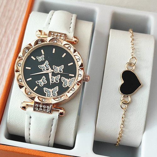 Duoduo cross-border SHEIN fashion butterfly ladies bracelet watch European and American best-selling matching fashion watch